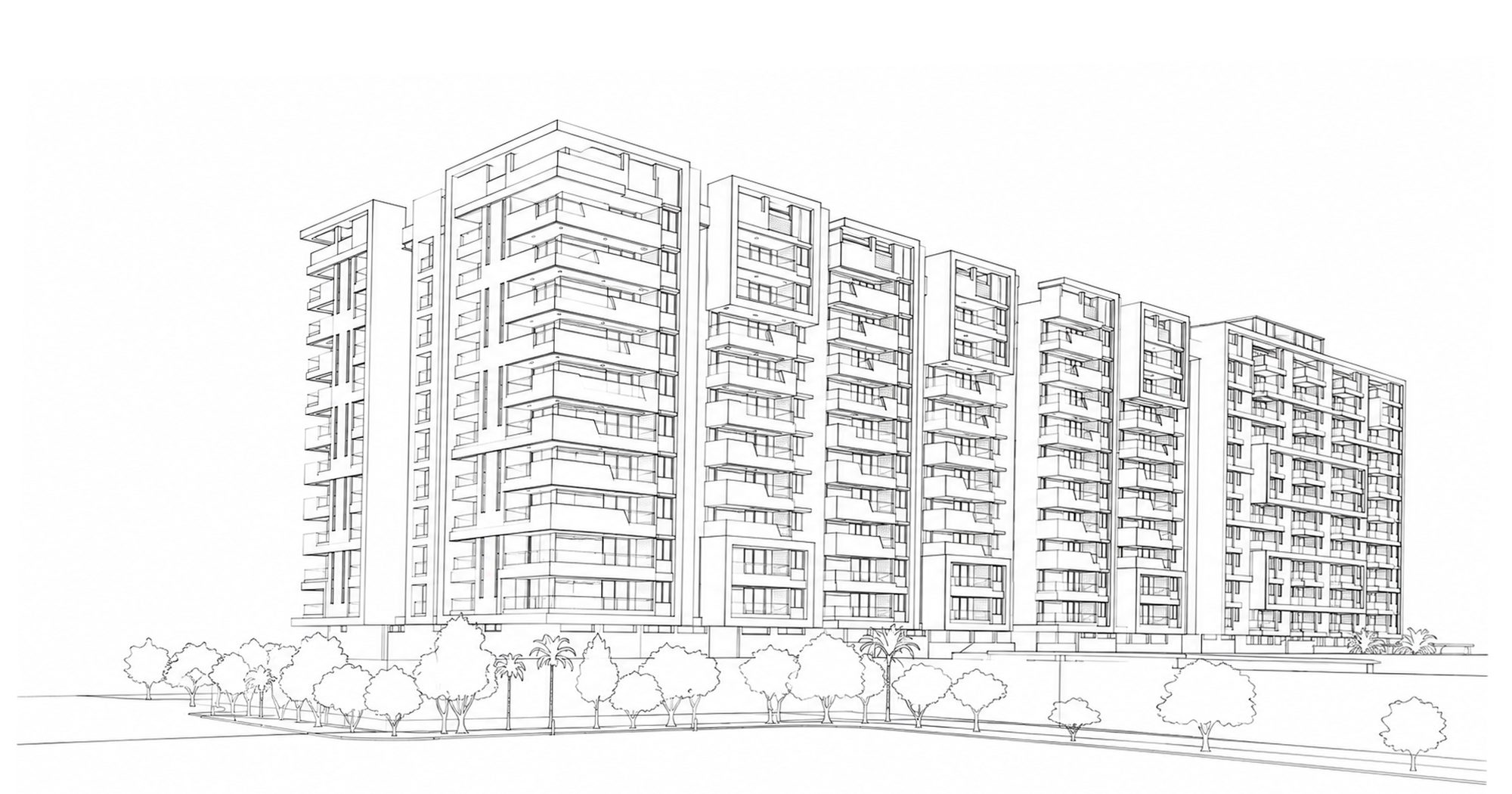Working drawing of the project